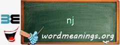 WordMeaning blackboard for nj